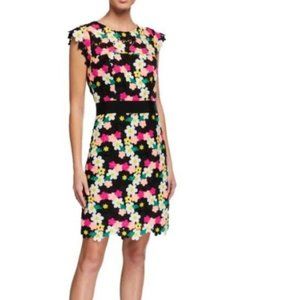 MILLY FLORAL CROCHET LEILA DRESS